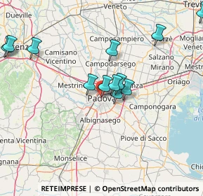Mappa Via Battaglia, 35139 Padova PD, Italia (15.2425)