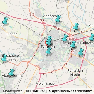 Mappa Via Battaglia, 35139 Padova PD, Italia (4.91133)