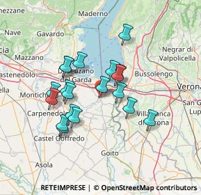 Mappa Via Giosue Carducci, 25010 Pozzolengo BS, Italia (11.62789)