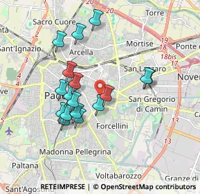 Mappa Vicolo Ognissanti, 35131 Padova PD, Italia (1.61235)