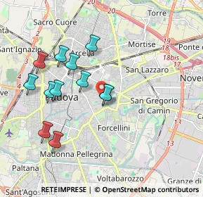 Mappa Vicolo Ognissanti, 35131 Padova PD, Italia (1.8125)