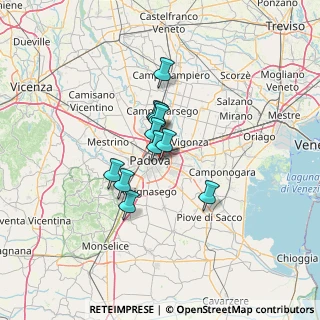 Mappa Via Luigi Pellizzo, 35128 Padova PD, Italia (8.44273)