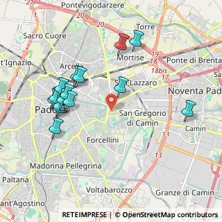 Mappa Via Luigi Pellizzo, 35128 Padova PD, Italia (2.01667)