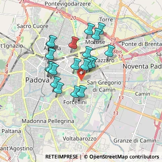Mappa Via Luigi Pellizzo, 35128 Padova PD, Italia (1.5135)