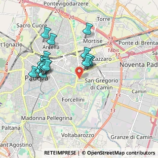 Mappa Via Luigi Pellizzo, 35128 Padova PD, Italia (1.8825)