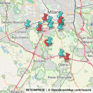 Mappa Via Costantino Baroni, 20142 Milano MI, Italia (3.69692)
