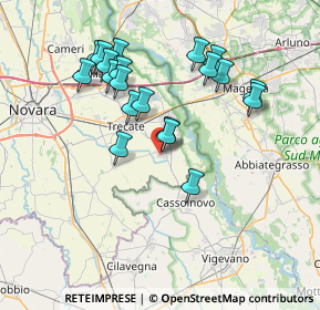 Mappa Via Streglia, 28065 Cerano NO, Italia (7.05)