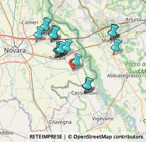 Mappa Via Streglia, 28065 Cerano NO, Italia (6.752)