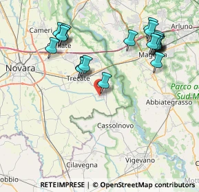 Mappa Via Streglia, 28065 Cerano NO, Italia (8.827)