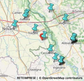 Mappa Via Streglia, 28065 Cerano NO, Italia (9.738)