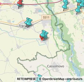 Mappa Via Streglia, 28065 Cerano NO, Italia (7.2165)