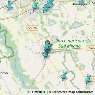 Mappa Via Gerolamo Savonarola, 20081 Abbiategrasso MI, Italia (6.25471)