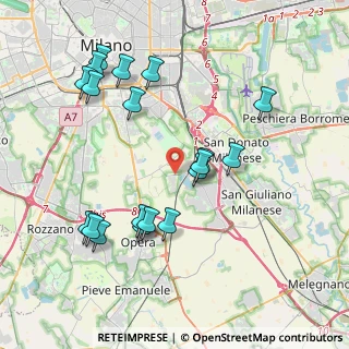 Mappa Via Cardinale Ildefonso Schuster, 20097 San Donato Milanese MI, Italia (4.15263)