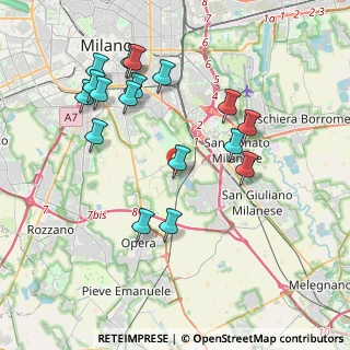 Mappa Via Cardinale Ildefonso Schuster, 20097 San Donato Milanese MI, Italia (4.05706)