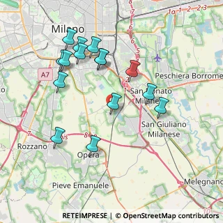 Mappa Via Cardinale Ildefonso Schuster, 20097 San Donato Milanese MI, Italia (3.93)