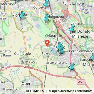 Mappa Via Cardinale Ildefonso Schuster, 20097 San Donato Milanese MI, Italia (2.91)