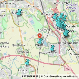 Mappa Via Cardinale Ildefonso Schuster, 20097 San Donato Milanese MI, Italia (2.5745)
