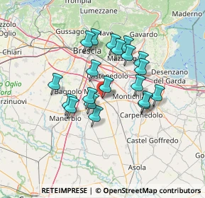 Mappa Piazza Donatori di Sangue, 25016 Ghedi BS, Italia (11.201)