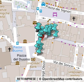 Mappa Piazza Duomo, 35141 Padova PD, Italia (0)