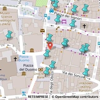 Mappa Piazza Duomo, 35139 Padova PD, Italia (0.097)