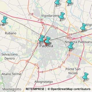 Mappa Via Daniele Manin, 35100 Padova PD, Italia (6.59455)