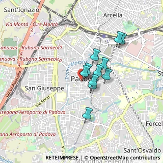 Mappa Via Daniele Manin, 35100 Padova PD, Italia (0.60091)