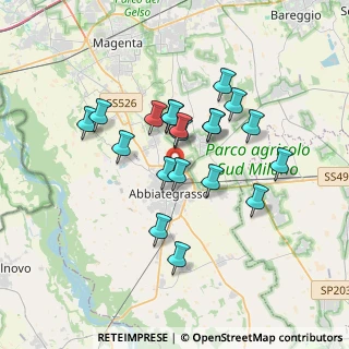 Mappa Via Walter Tobagi, 20081 Abbiategrasso MI, Italia (2.9575)