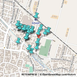Mappa Viale Rimembranze, 25016 Ghedi BS, Italia (0.19)