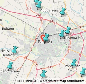 Mappa Padova, 35139 Padova PD, Italia (5.57231)