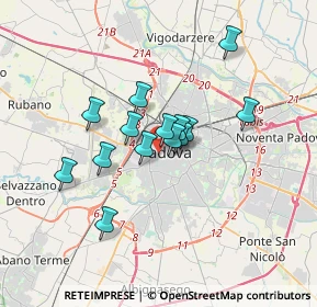 Mappa Padova, 35139 Padova PD, Italia (2.515)