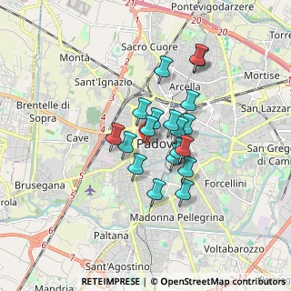 Mappa Padova, 35139 Padova PD, Italia (1.24684)