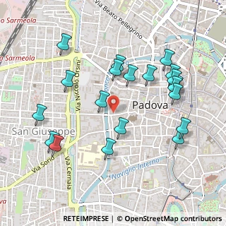 Mappa Padova, 35139 Padova PD, Italia (0.5225)