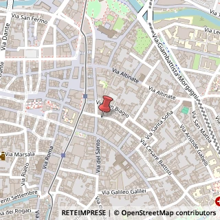 Mappa Via Cesare Battisti, 40, 35100 Padova, Padova (Veneto)