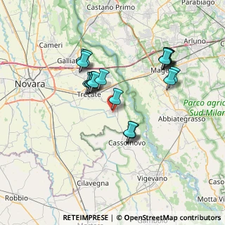 Mappa Via Cascina Rosa, 28065 Cerano NO, Italia (6.756)