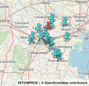 Mappa Lungargine San Lazzaro, 35129 Padova PD, Italia (8.77333)