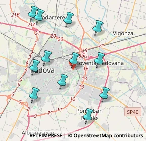 Mappa Lungargine San Lazzaro, 35129 Padova PD, Italia (4.24)