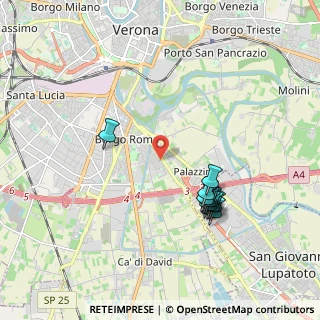 Mappa Via Malaspina Spinetta, 37134 Verona VR, Italia (1.88364)