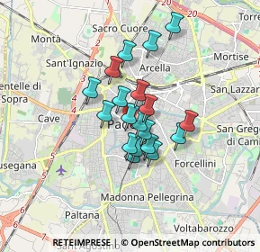 Mappa Via Fiume, 35139 Padova PD, Italia (1.17316)