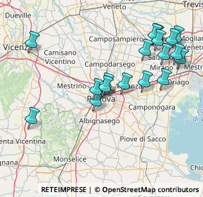 Mappa Via Fiume, 35139 Padova PD, Italia (16.68944)