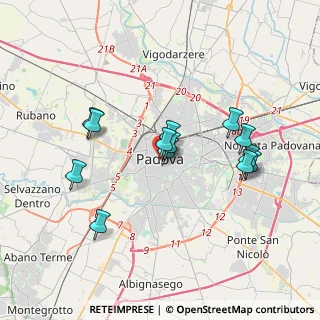 Mappa Via Fiume, 35139 Padova PD, Italia (3.20385)