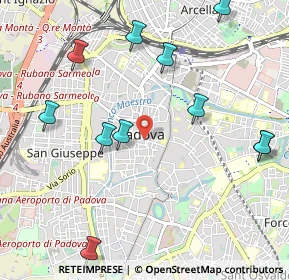 Mappa Via Fiume, 35139 Padova PD, Italia (1.21182)