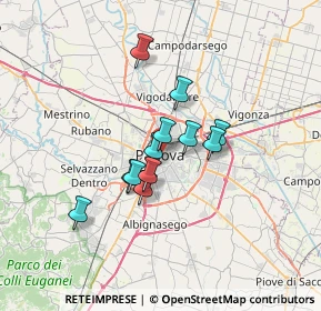 Mappa Via Fiume, 35139 Padova PD, Italia (4.77333)