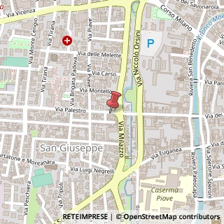 Mappa Via Palestro, 3, 35138 Padova, Padova (Veneto)