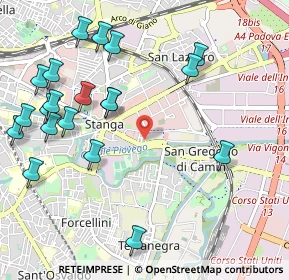 Mappa Via Domenico Turazza, 35122 Padova PD, Italia (1.2455)