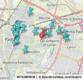 Mappa Via Domenico Turazza, 35122 Padova PD, Italia (1.9315)