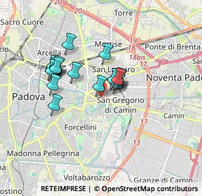 Mappa Via Domenico Turazza, 35122 Padova PD, Italia (1.349)