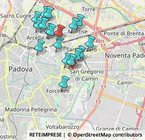 Mappa Via Domenico Turazza, 35122 Padova PD, Italia (1.77167)