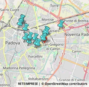 Mappa Via Domenico Turazza, 35122 Padova PD, Italia (1.38267)