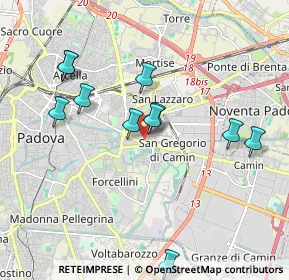 Mappa Via Domenico Turazza, 35122 Padova PD, Italia (1.87909)