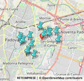 Mappa Via Domenico Turazza, 35122 Padova PD, Italia (1.41)